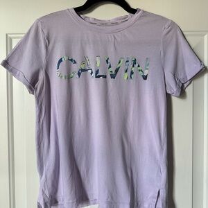Calvin Klein Lavender Short Sleeve Tee